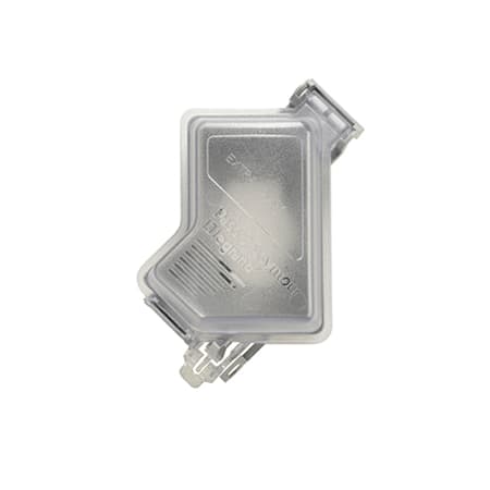Legrand Pass & Seymour Single Gang Extra-Heavy While in Use Outdoor Outlet Cover Clear