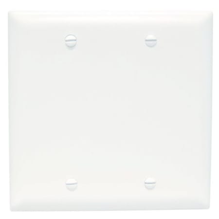 Legrand Box Mounted Two Gang Blank Plates White