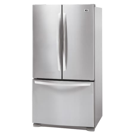 Pull Out Freezer LG LFC25770SB 25 Cubic Foot French Door Refrigerator with Pull-out ...