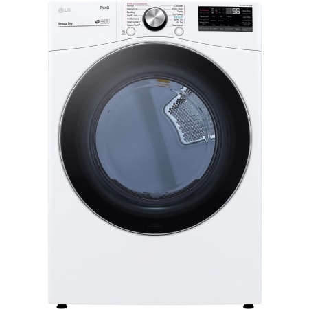 LG 27 Inch Wide 7.4 Cu. Ft. Energy Star Rated Dryer with Smart Wi-Fi White