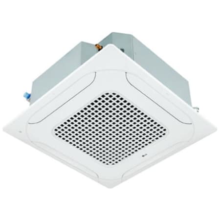 LG 7,000 BTU Cooling / 8,100 BTU Heating Mini Split Ceiling Cassette Indoor Unit with Quiet Design and Hot Start White