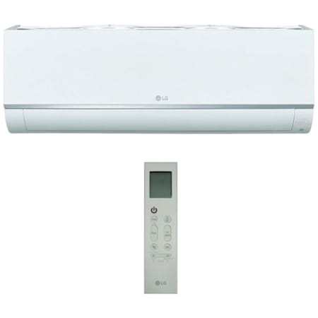 LG 9,000 BTU Cooling Mini Split Wall Mount Indoor Unit with Quiet Design and Self Cleaning Coil White