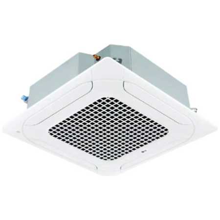 LG 24,000 BTU Cooling Mini Split Ceiling Cassette Indoor Unit with Quiet Design and Jet Cool White