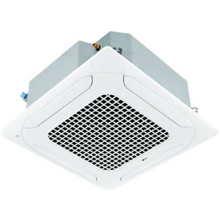 LG 30,000 BTU Cooling Mini Split Ceiling Cassette Indoor Unit with Quiet Design and Jet Cool White