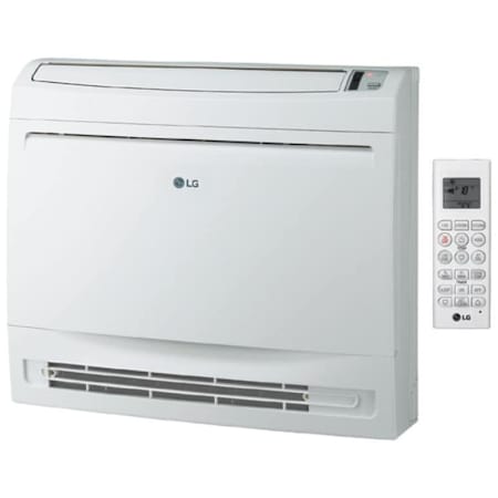 LG 9,000 BTU Cooling / 10,600 BTU Heating Mini Split Floor Console Indoor Unit with Quiet Design and Automated Operation White