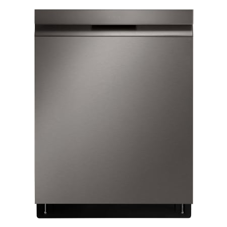 LG 24 Inch Wide 15 Place Setting Energy Star Rated Built-In Dishwasher with QuadWash PrintProof Black Stainless Steel