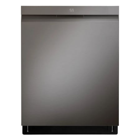 LG 24 Inch Wide 15 Place Setting Built-In Fingerprint Resistant Top Control Dishwasher with 9 Wash Cycles and 3 Racks Black Stainless Steel
