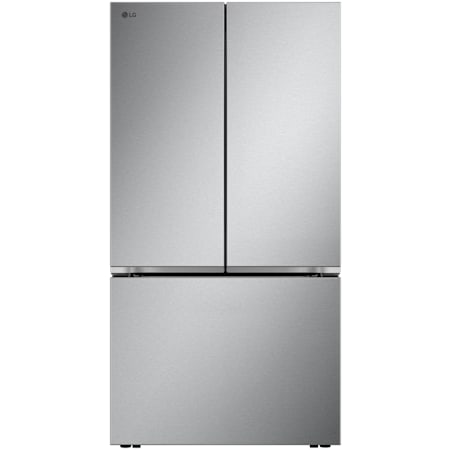 LG 36 Inch Wide 25.1 Cu. Ft. Energy Star Certified Fingerprint Resistant French Door Refrigerator PrintProof Stainless Steel