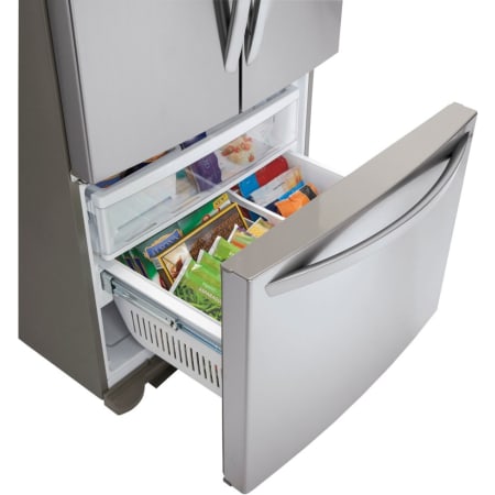 Freezer Drawer Open