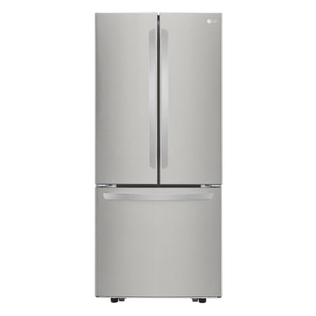 LG 30 Inch Wide 21.8 Cu. Ft. Energy Star Rated French Door Refrigerator Stainless Steel