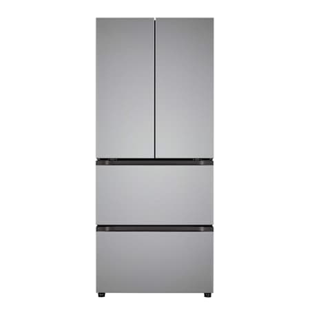 LG 30 Inch Wide 14.3 Cu. Ft. Energy Star Certified All Fridge Refrigerator with LED Lighting and Cooling Care System Stainless Steel