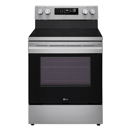 LG 30 Inch Wide 6.3 Cu. Ft. Free Standing Electric Range Stainless Steel