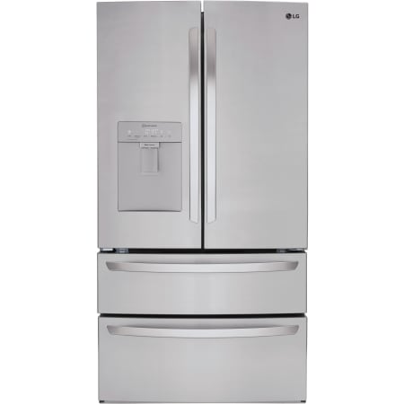 LG 36 Inch Wide 28.6 Cu. Ft. Energy Star Certified French Door Refrigerator with Ice and Water Dispenser