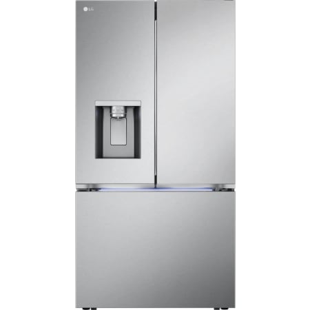 LG 36 Inch Wide 25.5 Cu. Ft. Energy Star Certified Fingerprint Resistant French Door Counter Depth Refrigerator with 4 Types of Ice and Ice Maker PrintProof Stainless Steel