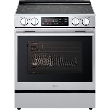 LG 30 Inch Wide 6.3 Cu. Ft. Free Standing Fingerprint Resistant Induction Range PrintProof Stainless Steel