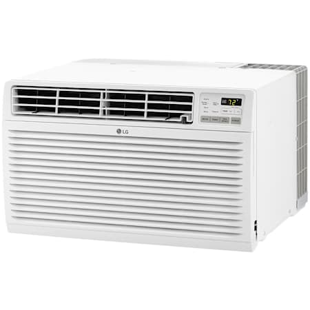 LG 11,800 BTU 230V Programmable Through the Wall Air Conditioner with Heater and Remote White