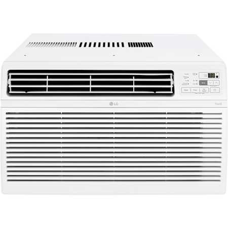 LG 14,000 BTU 115V Window Air Conditioner with Remote and 3 Fan Speeds White