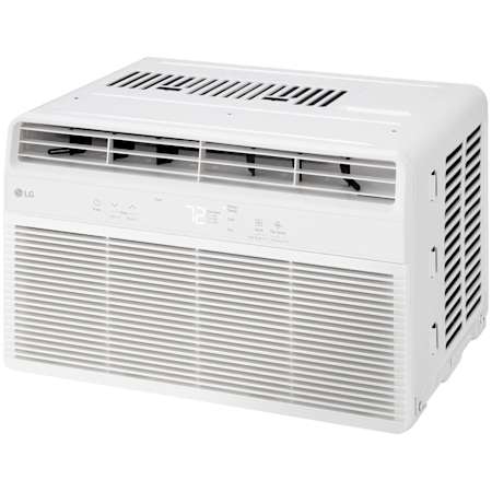 LG 5,000 BTU 115V Programmable Window Air Conditioner with Remote White