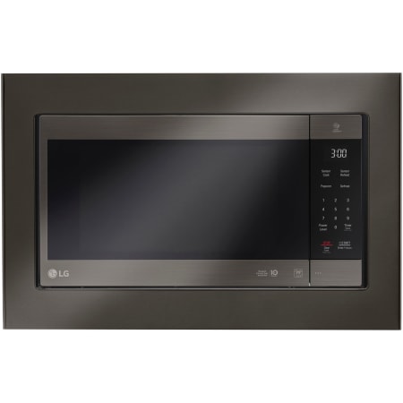 LG 30 Inch Wide Trim Kit for LG Built-In Microwaves Black Stainless Steel