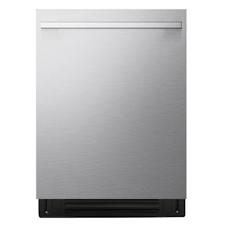 LG 24 Inch Wide 16 Place Setting Built-In Fingerprint Resistant Top Control Dishwasher with BlastZone Bottle Wash PrintProof Stainless Steel