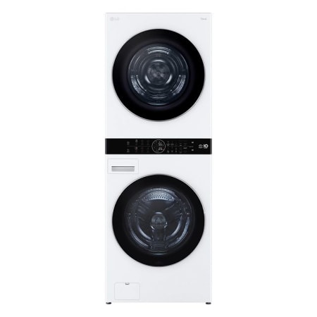 LG 27 Inch Wide Energy Star Certified Laundry Center with 5.0 Cu. Ft. Washer and 7.8 Cu. Ft. Electric Ventless Heat Pump Dryer White
