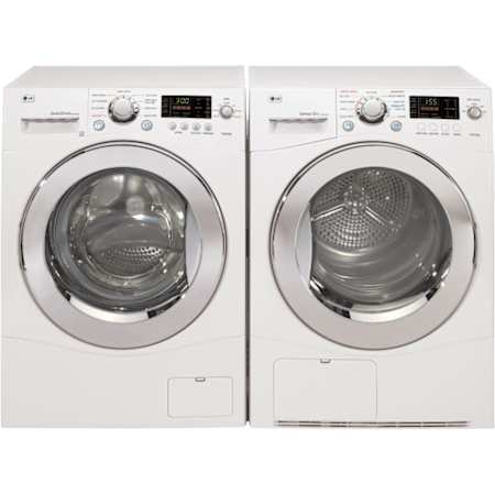 Washer and Dryer Shown As A Pair