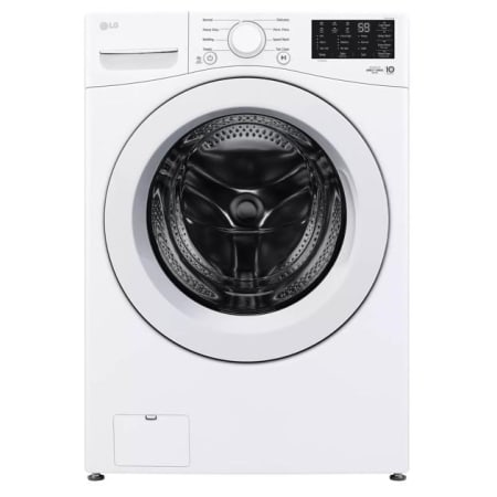 LG 27 Inch Wide 5 Cu. Ft. Energy Star Certified Front Loading Washing Machine with 6 Motion Technology and SpeedWash White