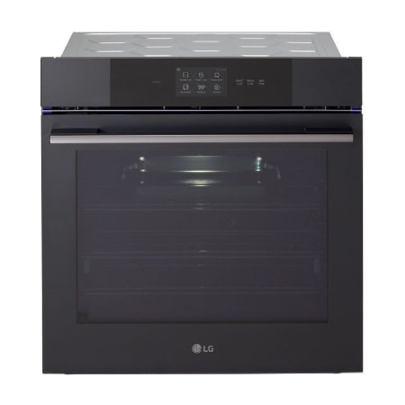 LG 24 Inch Wide 3 Cu. Ft. Electric Single Oven with Convection Bake and Sabbath Mode Matte Black