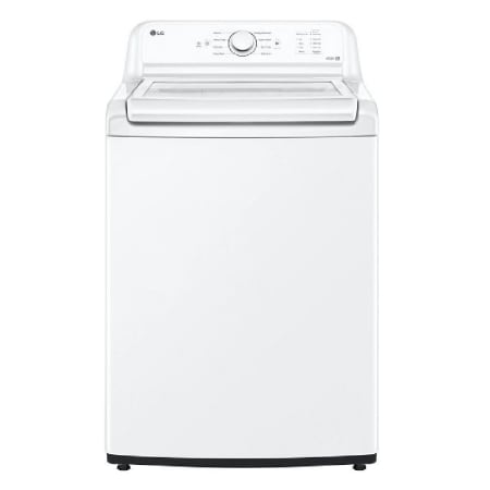 LG 27 Inch Wide 4.3 Cu. Ft. Top Loading Washing Machine with LED Display and Tarboro Technology White