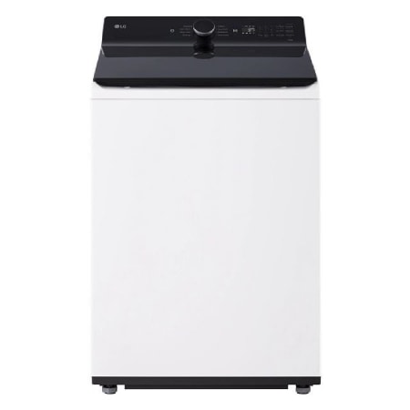 LG 27 Inch Wide 5.3 Cu. Ft. Energy Star Certified Top Loading Washing Machine with Touch and Knob Controls White