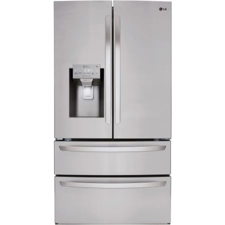 LG 36 Inch Wide 28 Cu. Ft. Energy Star Rated Refrigerator with SmartThinQ Technology Stainless Steel