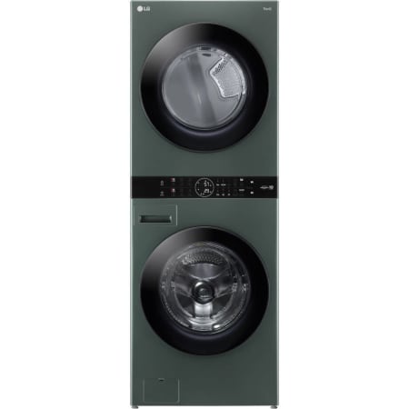 LG 27 Inch Wide Energy Star Certified Laundry Center with 4.5 Cu. Ft. Washer and 7.4 Cu. Ft. Electric Dryer with Center Control™ Nature Green