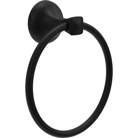 Liberty Hardware Esato 6-3/8" Wall Mounted Towel Ring Matte Black