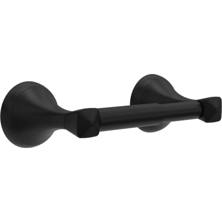 Liberty Hardware Esato Wall Mounted Spring Bar Toilet Paper Holder Matte Black