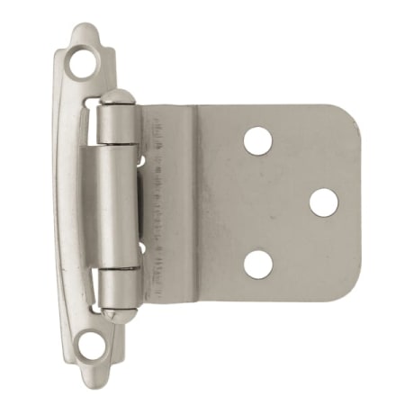 Liberty Hardware 3/8 Inch Steel Self Closing Inset Hinge (1 Pair) - 10 Pack Satin Nickel