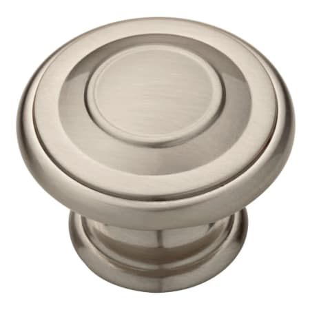 Liberty Hardware Barcelona 1-3/8 Inch Mushroom Cabinet Knob Satin Nickel