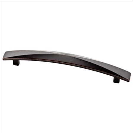 Liberty Hardware Deverux 5 Inch Center to Center Bar Cabinet Pull Bronze with Copper Highlights