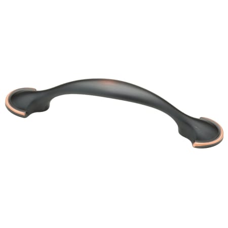 Liberty Hardware 3 Inch Center to Center Handle Cabinet Pull - 10 Pack Bronze with Copper Highlights