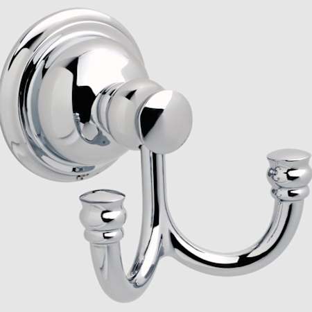 Liberty Hardware Delta Aubrey Double Towel Hook Polished Chrome