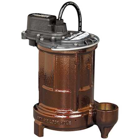 Liberty Pumps 1/3 HP Cast Iron Submersible Sump Pump (Non-Automatic) N/A