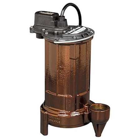 Liberty Pumps 1/2 HP Cast Iron Submersible Sump/Effluent Pump (Non-Automatic) N/A
