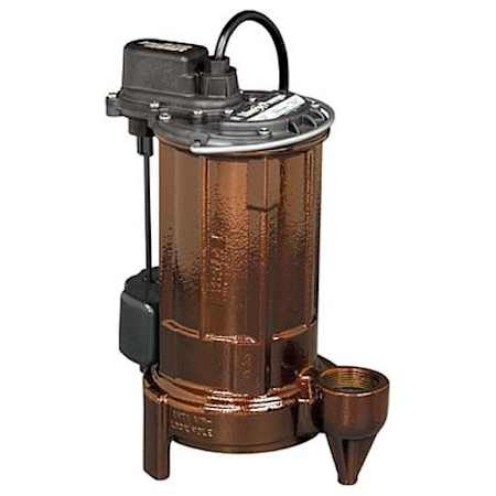 Liberty Pumps 1/2 HP Cast Iron Submersible Sump / Effluent Pump with Vertical Float (208-230V) N/A