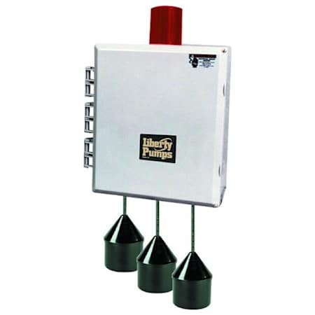 Liberty Pumps AE Series Duplex Pump Control Panel with Alarm (Up To 14.9 FLA Max) N/A