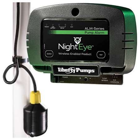 Liberty Pumps NightEye Wireless Enabled Indoor High Liquid Level Alarm with 10' Float Cord N/A