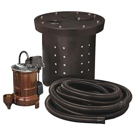 Liberty Pumps 1/3 HP Cast Iron Crawl Space Sump Pump Kit N/A