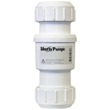 Liberty Pumps 3" Heavy-Duty PVC Compression Check Valve N/A