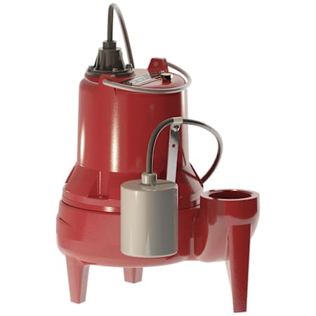 Liberty Pumps 1/2 HP Cast Iron Sewage Pump (2") with Piggyback Tether Float N/A