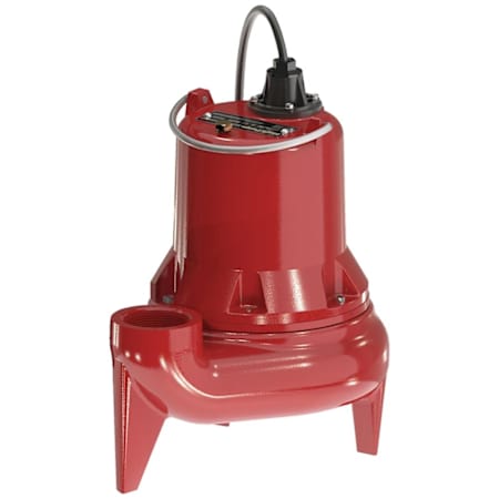 Liberty Pumps 1/2 HP Cast Iron Sewage Pump (2") Non-Automatic N/A