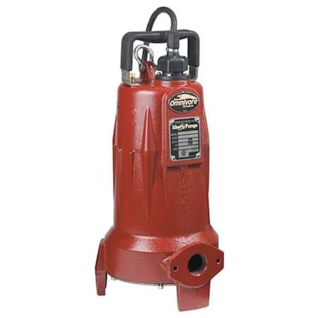 Liberty Pumps 2 HP Omnivore Grinder Pump (208/230V 3-Phase) with 25' Cord N/A