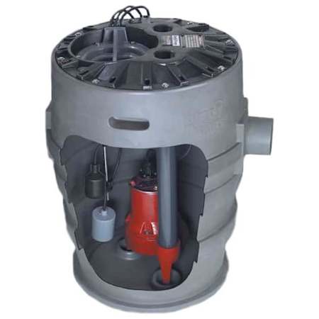 Liberty Pumps 1/2 HP Pro370XL Sewage Pump System (21"x30" 16-Bolt Cover) N/A